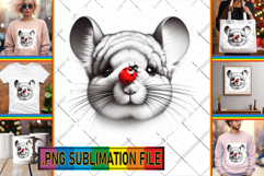 Elegant PNG TSHIRT Gift Ideas, Cute Animals Product Image 1