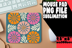Blissful Mouse Pad Designs PNG, Flowers Product Image 1