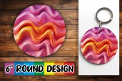 Geometric Abstract Inflated Puff Sublimation Circle Designs Product Image 1