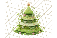 Christmas Clipart, Crafter’s Christmas Paper and Fabric Art Product Image 4
