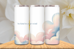 Positive Affirmations 20oz Tumbler wrap Inspirational Quotes Product Image 1