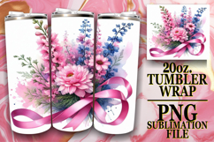 ENCHANTING ADVENTURES 20oz TUMBLER WRAP, Flowers Product Image 1