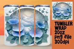 3D Flower Hole Wrap for 20oz Tumbler Sublimation Product Image 1