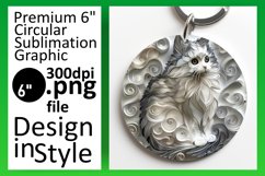 Charming Cat Charms: 3D Sublimation Edition Product Image 1