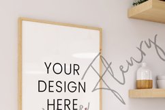 Boho Wood Kitchen Frame Mockup Product Image 2