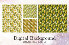 Sweetcorn Seamless Pattern Background Digital Paper_104 Product Image 1