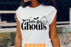 Halloween svg, Let&#039;s Go Ghouls svg, Funny Halloween shirt Product Image 1