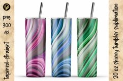 20 Oz Abstract Skinny Tumbler Bundle 11.6 Packs In One Product Image 6