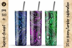 10 Pack Tumbler Bundle 4, 20 Oz Skinny Tumbler Sublimation Product Image 9