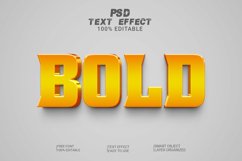 Bold 3d Editable Text Effect Style Product Image 1