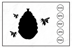 Beehive Design Illustration Product Image 1