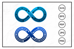 Infinity Loop Design Illustration Product Image 1