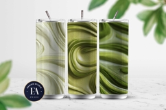 Matcha Latte Swirl Pattern, Creamy Matcha Abstract Paper Product Image 2