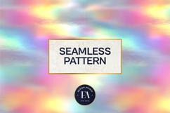 Holographic Pastel Digital Paper, Iridescent Texture Product Image 3