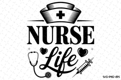 Nurse Life Svg | Nurse Svg | Svg Cut Files Product Image 1