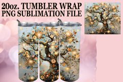 Whimsical Enchanting Vibrant Chic Dynamic Watercolor Tumbler Product Image 1