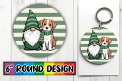 Cozy Circle Car Coaster Sublimation, St Patricks Product Image 1