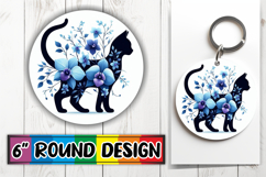 Sublimation Car Coaster Joy, Flower Animals Product Image 1