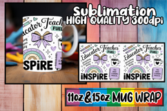 Refreshing spirit 11oz 15oz mug wrap, Teacher Product Image 1