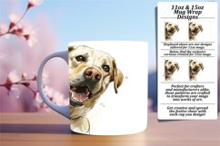Playful Peek-a-Boo Dog Charm Whimsy Joy Sublimation Mug Product Image 1