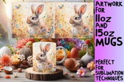 Easter Bunny Wonderland: Springtime Mug Wrap Product Image 1