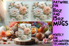 Vibrant Spring Petal 3D Mug Wrap Design 11oz 15oz Product Image 1