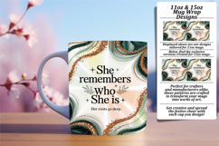Beautiful 15oz Mug Wrap Png Design , Religious Product Image 1