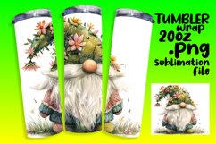 Sweet Gnome Spring Tumbler Designs Product Image 1