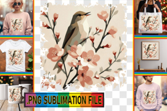Radiant TOTE BAG Art Ideas, Birds Product Image 1