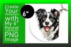Amusing PeekaBoo Dog Circle Whimsy Charm Joyful Sublimation Product Image 1