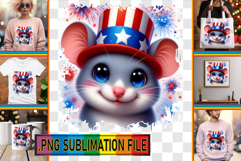 Unique Tote Bag Magic PNG, USA Animals Product Image 1
