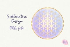 4 Flower of Life PNG Sacred Geometry Clipart Spiritual Product Image 2