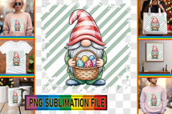 Unique TSHIRT PNG Gift Ideas, Easter Gnomes Product Image 1
