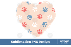 American 4th of July Cat Dog Paw Background Png DTF Bundle Product Image 7