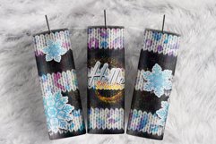 Hello Winter Tumbler Snowflakes Knited 20oz tumbler designs Product Image 1