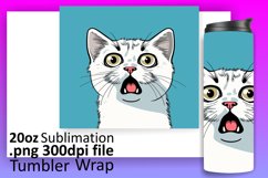 Rainbow Kitty Tumbler Fun: Sublimation Creations Product Image 1