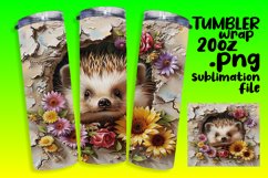 Adorable Animals in 3D Wall Hole Wrap: Spring Design Product Image 1