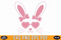 Cute Bunny SVG Sublimation Design | Sublimation Product Image 1