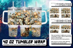 Serene Spring Tree Tumbler Wrap Product Image 1