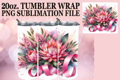 RADIANT SPIRIT 20oz TUMBLER WRAP, Flowers Product Image 1