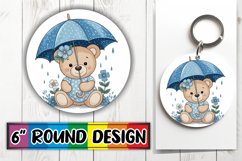 Joyful Keychain PNG Inspiration, Teddy Bear Product Image 1