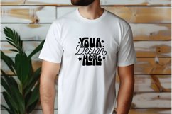 Gildan 64000 Tshirt Mockup, White Tshirt Mockup 64000 Product Image 1