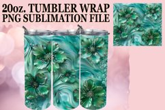 Spring Symphony Sublimation Tumbler Wrap Design Petal 20oz Product Image 1