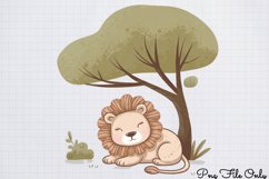 Watercolor Safari Adventure Clipart PNG Product Image 1