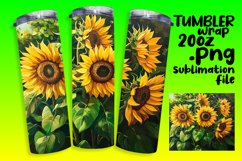Vibrant Oil Flower Art Wrap for Sublimation Tumblers Product Image 1