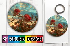 Vibrant Vintage Bloom Sublimation Series Product Image 1