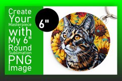 Kitty-Craze Circle Ornament Joy Product Image 1