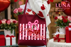 Love Like Jesus png, Valentine Christian png, Pink Jesus png Product Image 2