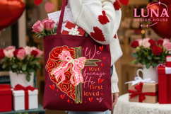 We love because He first loved us png, Christian Valentine Product Image 2