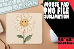 Nostalgic Bloom Bonanza: Mouse Pad Designs Art PNG Product Image 1